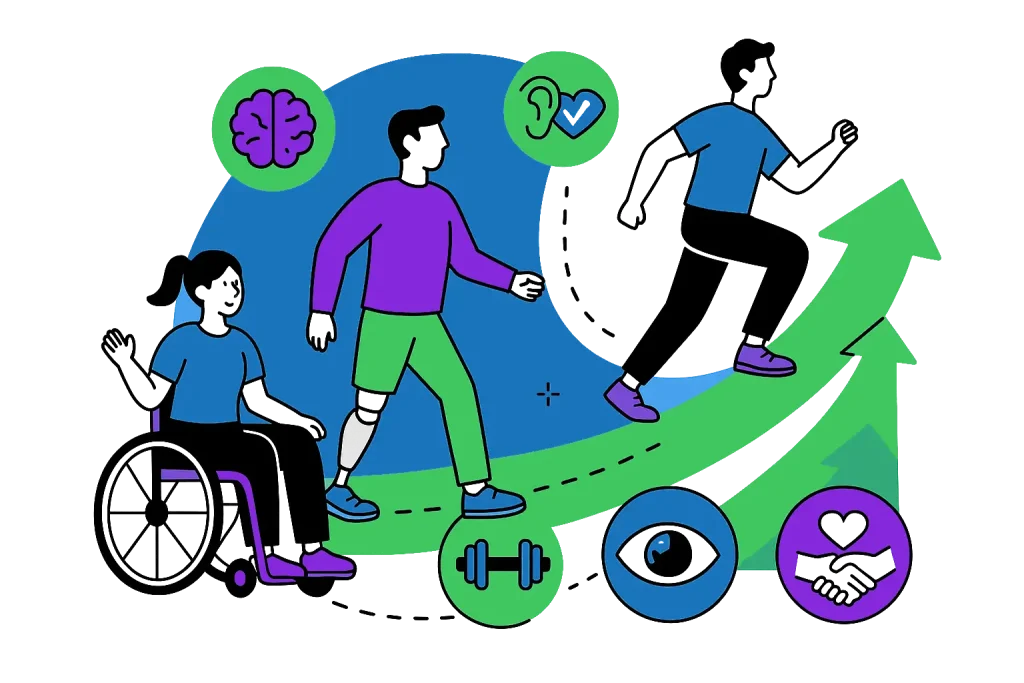 Helping individuals with impairments achieve their highest possible levels, rehabilitation, healthcare professionals